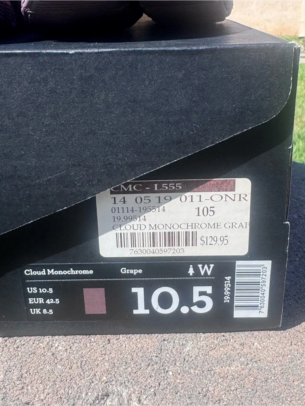 On Cloud Women's Athletic Shoes — Grape